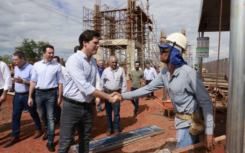 Daniel Vilela vistoria obras do Dianot e destaca impacto econômico para Goiás