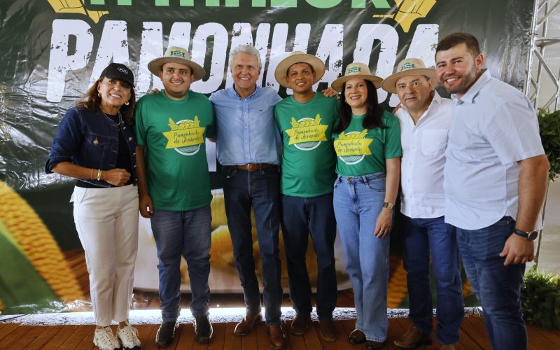 Caiado e Gracinha participam da 15ª edição da Pamonhada de Jesúpolis