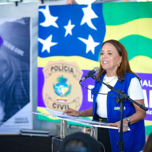 Gracinha Caiado inaugura nova sede da Delegacia da Mulher em Aparecida de Goiânia