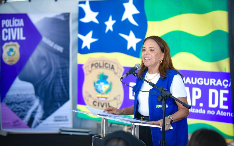 Gracinha Caiado inaugura nova sede da Delegacia da Mulher em Aparecida de Goiânia