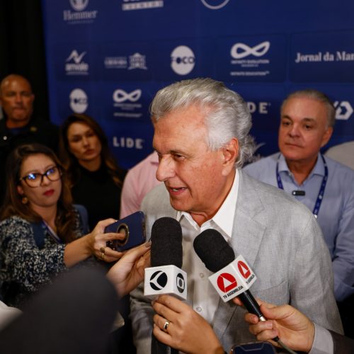 Caiado defende segurança pública como pilar para qualidade de vida e destaca queda da violência em Goiás