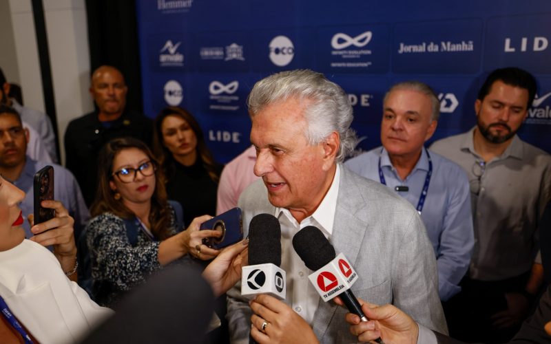 Caiado defende segurança pública como pilar para qualidade de vida e destaca queda da violência em Goiás