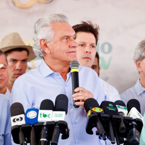 Na 22ª Tecnoshow, Caiado defende gestão limpa e ágil para acelerar o desenvolvimento de Goiás