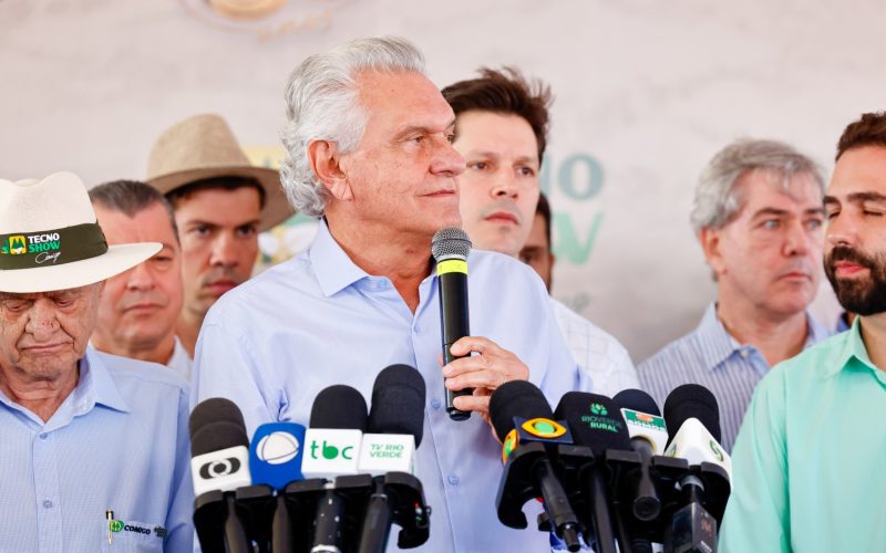 Na 22ª Tecnoshow, Caiado defende gestão limpa e ágil para acelerar o desenvolvimento de Goiás