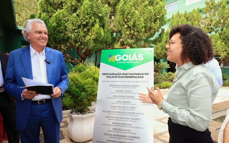 Caiado entrega restauração do Palácio das Esmeraldas e reforça compromisso com patrimônio histórico