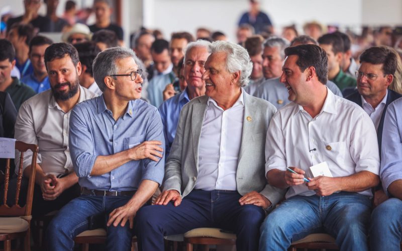 Governadores pré-candidatos em 2026, Zema, Caiado e Ratinho pregam união e discursam contra Lula