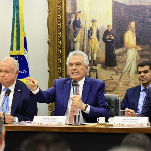 Caiado alerta sobre domínio das facções no Brasil