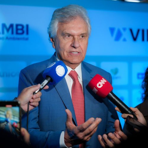 Caiado apresenta avanços de Goiás durante Congresso Ambiental em São Paulo