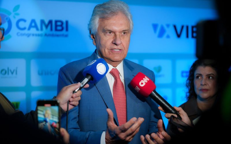 Caiado apresenta avanços de Goiás durante Congresso Ambiental em São Paulo