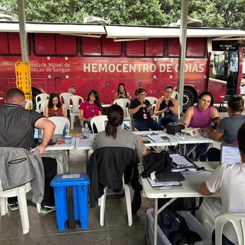 Colaboradores do Ipasgo Saúde doam 123 bolsas de sangue em campanha que pode salvar quase 500 vidas