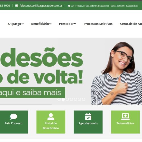 Ipasgo Saúde lança novo site com foco em serviços aos beneficiários