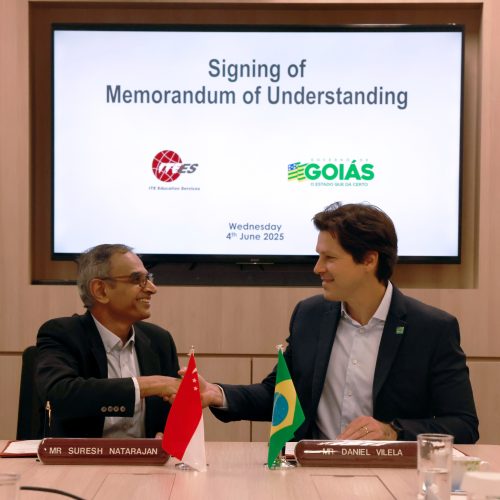 Governo de Goiás firma parceria inédita com instituto de referência em ensino de tecnologia de Singapura