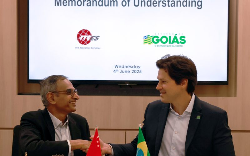 Governo de Goiás firma parceria inédita com instituto de referência em ensino de tecnologia de Singapura