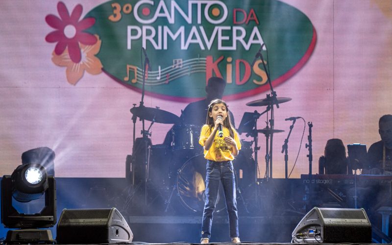 Canto da Primavera Kids 2025 abre inscrições gratuitas para talentos mirins