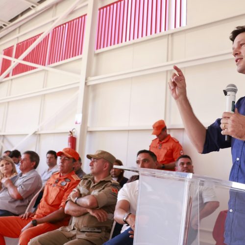 Daniel Vilela inaugura posto avançado dos Bombeiros em Caiapônia