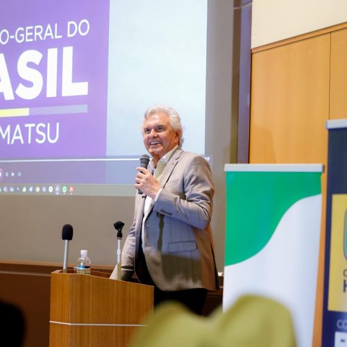 No Japão, Caiado apresenta avanços de Goiás em palestra a empresários