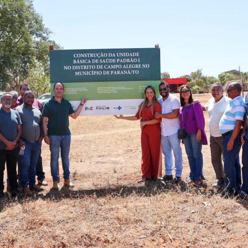 Vicentinho Júnior lança pedra fundamental em Campo Alegre e anuncia quase R$ 1,5 milhão para Paranã