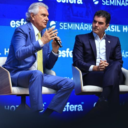 Caiado defende inovação em IA para garantir crescimento do país, em evento do Instituto Esfera Brasil