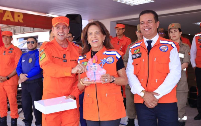 Gracinha Caiado reforça prevenção a desastres com o Goiás Alerta e Solidário