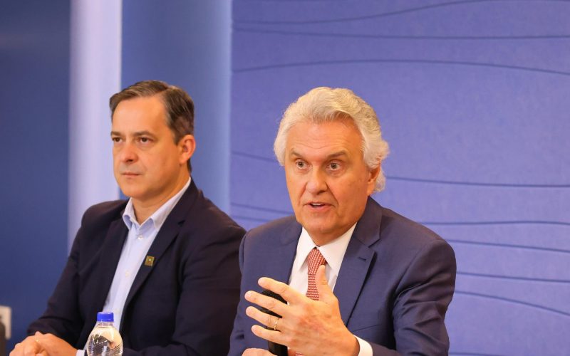 Caiado destaca avanços de Goiás durante palestra para empresários, em Santa Catarina