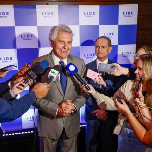 Caiado destaca desburocratização recorde em Goiás durante Lide Brasília