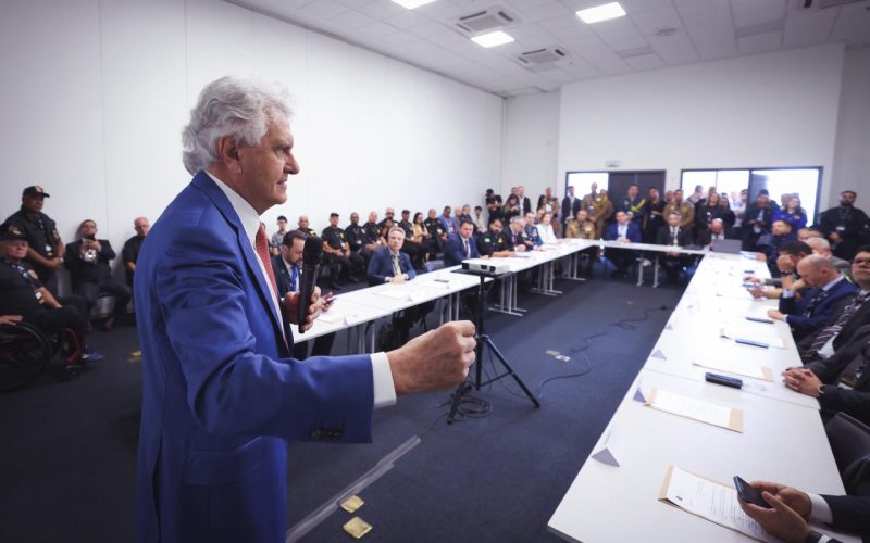 Caiado defende a valorização da segurança pública, em Congresso de Operações Policiais, em São Paulo