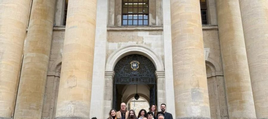 Gracinha Caiado e jovens goianos são recebidos na Universidade de Oxford, na Inglaterra