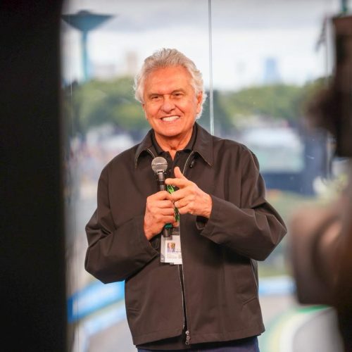 Caiado promove etapa goiana da MotoGP 2026 no Grande Prêmio de Fórmula 1, em São Paulo