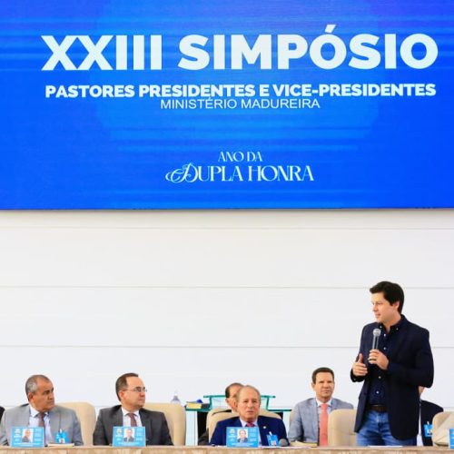Daniel Vilela reforça aliança com a Assembleia de Deus durante simpósio em Caldas Novas