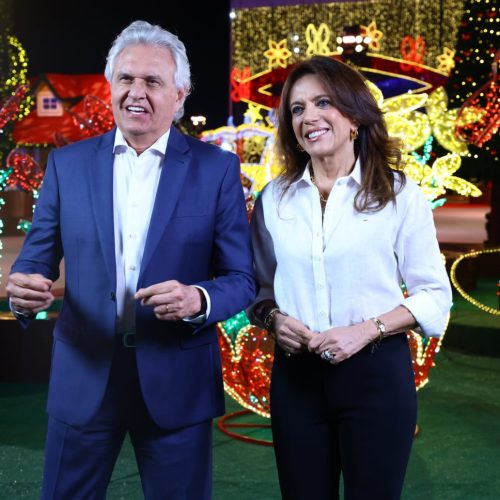 Caiado e Gracinha celebram conquistas de Goiás em mensagem de Natal