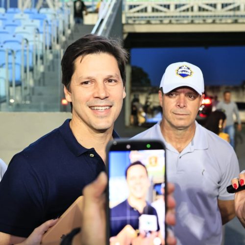 “Goiás vive um momento especial no esporte e na cultura, enfatizou Daniel Vilela durante Futebol Solidário