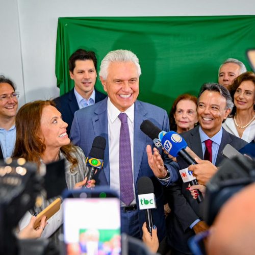 Caiado, Gracinha e Daniel inauguram unidade social que amplia rede de assistência em Goiás