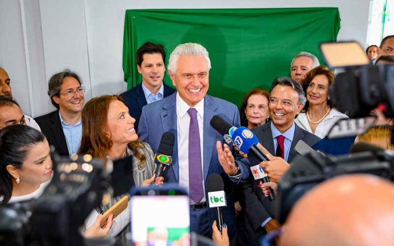 Caiado, Gracinha e Daniel inauguram unidade social que amplia rede de assistência em Goiás