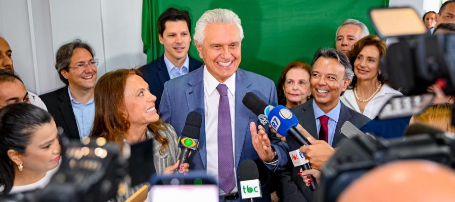 Caiado, Gracinha e Daniel inauguram unidade social que amplia rede de assistência em Goiás