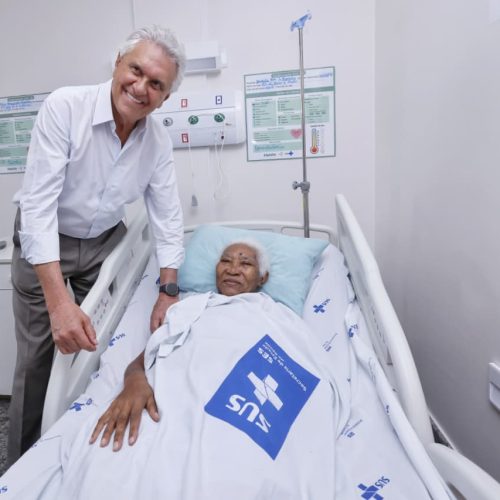 Caiado e Daniel Vilela inauguram nova expansão do Hospital Estadual de Trindade