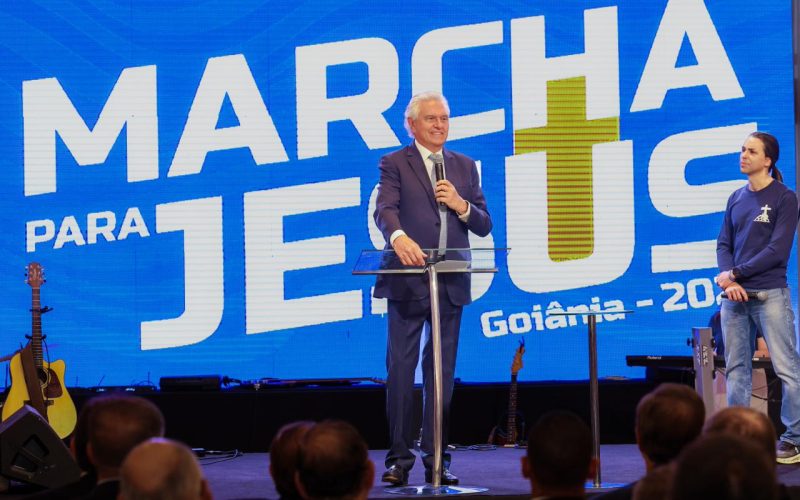 “Estaremos lá orando pelo país”, diz Caiado sobre a Marcha para Jesus 2026