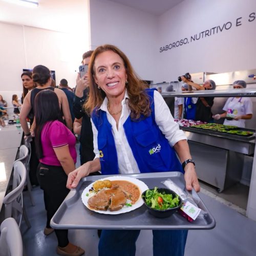 Gracinha Caiado inaugura primeiro Restaurante do Bem em Trindade