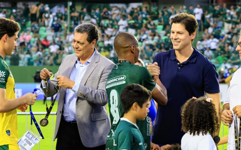 Daniel Vilela destaca apoio do Governo de Goiás ao futebol, durante final do Goianão
