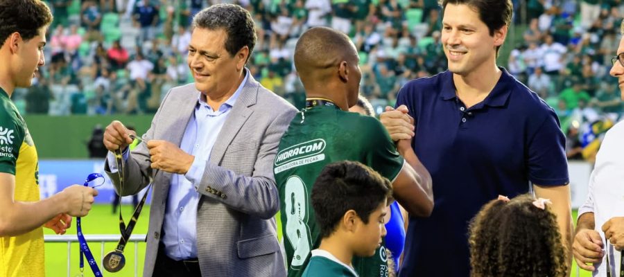 Daniel Vilela destaca apoio do Governo de Goiás ao futebol, durante final do Goianão