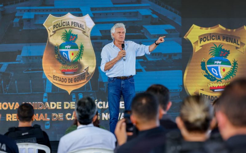 Caiado entrega presídio em Caldas Novas e alcança 2 mil novas vagas no sistema penitenciário