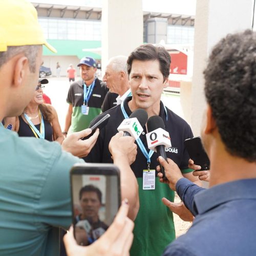 “Goiânia e Goiás vão se transformar com esse evento”, afirma Daniel Vilela no primeiro dia de MotoGP