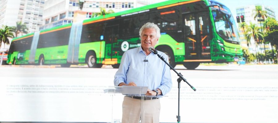 Caiado entrega novo Terminal Padre Pelágio e primeiros ônibus a biometano do Brasil