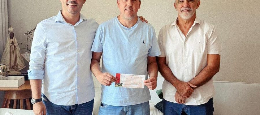 Deputado Dr Danilo Alencar se filia ao MDB e reverência força história da sigla em Paraíso e no Tocantins