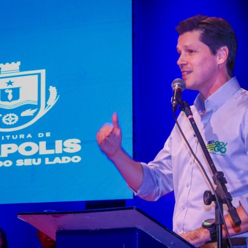 Em Anápolis, Daniel Vilela lança obra de novo Hemocentro e reforça ações em segurança pública