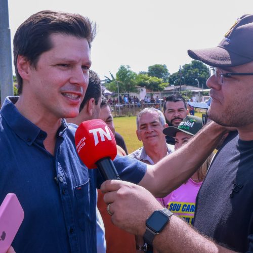 Daniel Vilela destaca parceria com Aparecida em evento no Jardim Tiradentes