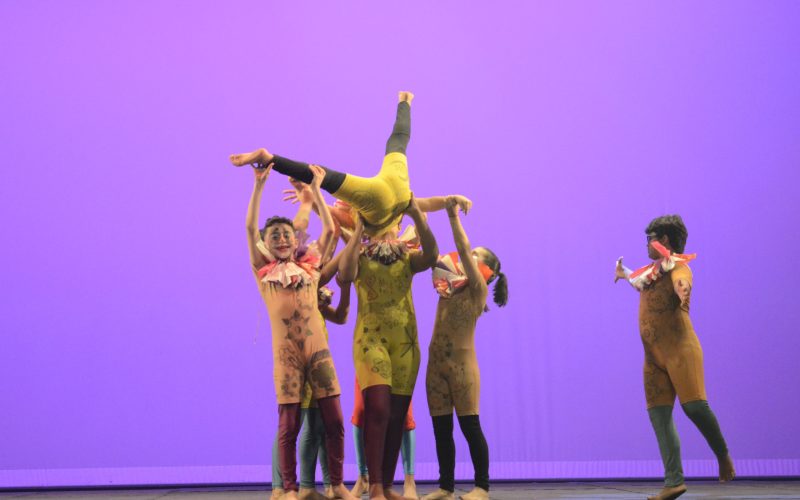 Alunos do Basileu França apresentam dois espetáculos de circo