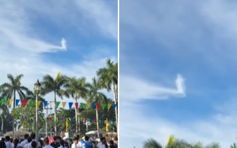 Milagre? Nuvem com formato de Jesus emociona fiéis