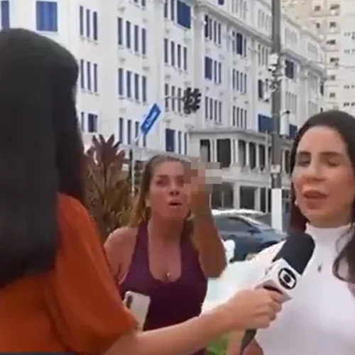 “Globo lixo”: mulher interrompe jornal ao vivo e xinga emissora