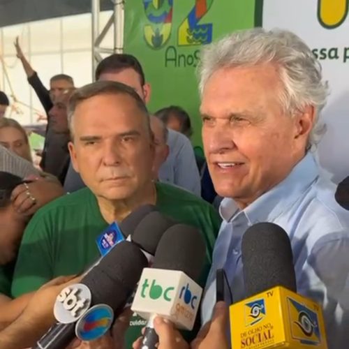 Caiado destaca gestão humanitária e parceria com a Prefeitura de Goiânia em ações sociais