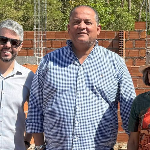 Senador Eduardo Gomes acompanha obras da nova Casa de Acolhimento da Fazenda da Esperança Feminina em Palmas